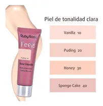 Comprar Base Ruby Rose Feels Base Líquida Mousse Aveludado 29ml