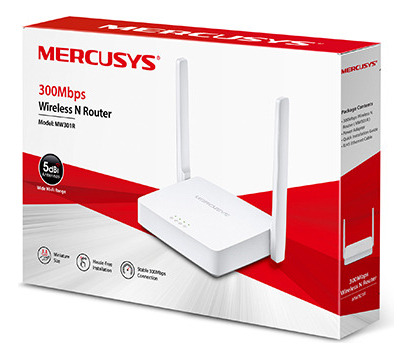 Router Mercusys Wireless/ 2.4 Ghz/ 300 Mbps/ Ieee 802.11n