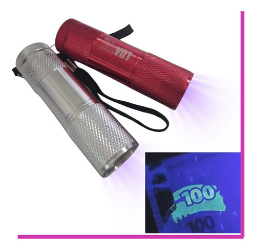 Lanterna Tática Marca DNC DIGITAL, UV LED T6 Luz Negra Ultra Violeta, Defesa Pessoal, Detecta Nota Falsa, Escorpião, Vazamento, Unha Gel, Resina, Mais Potente do Mundo, Funciona com Pilhas