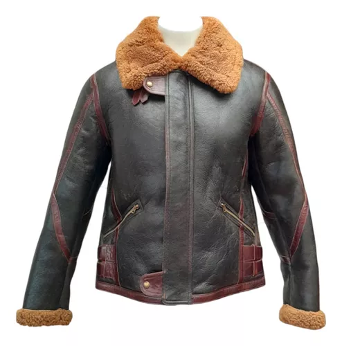 AUYUG Chaqueta Cuero Hombre Cazadoras Cuero De Invierno Hombres Negra  Chaquetones: : Moda