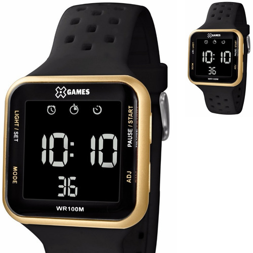 Relógio Feminino Masculino Digital X Games Prova D'água