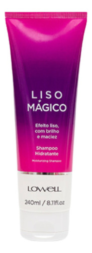 Kit Liso Mágico Lowell Shampoo E Óleo Cabelo Liso E Sedoso