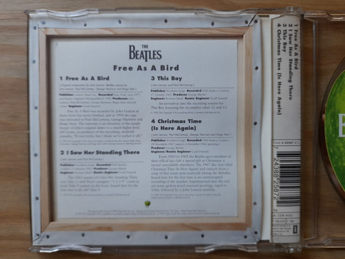 The Beatles - Free As A Bird - Cd Importado Uk - Como Nuevo