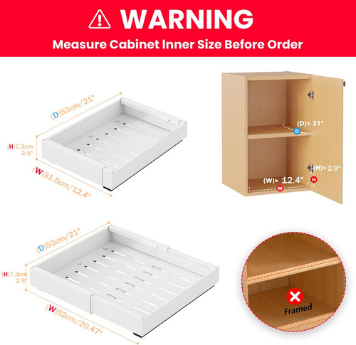 Filta 2 Pack Hesphy Expandible Expandible El Organizador Del