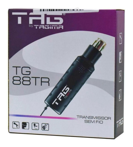 Imagem 1 de 1 de Transmissor Sem Fio Para Microfone Tagima Tag Sound Tg-88tr