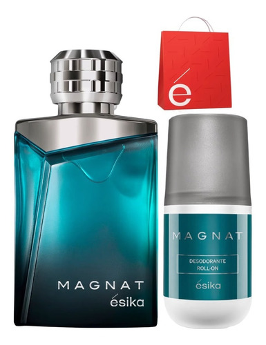 Perfume Magnat Más Desodorante Más Bolsa De Regalo Ésika 