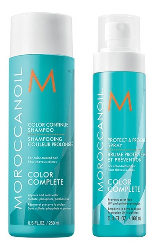 Moroccanoil Color Complete Shampoo + Spray Protector Uv