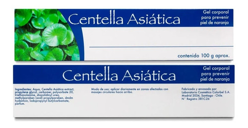 Gel Centella Asiatica 100 Grs. Cicatrices - Estrias