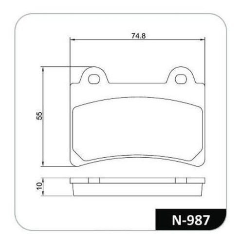 Pastilla Moto Yamaha Fj 1200 Abs Cobreq N-987