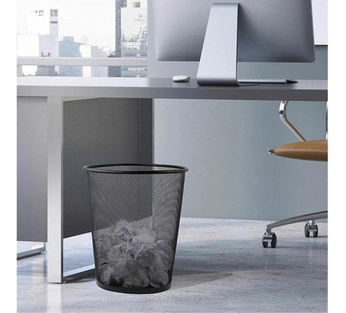Imagen 2 de 6 de Basurero Papelero Escritorio Homeoffice Papelera Oficina