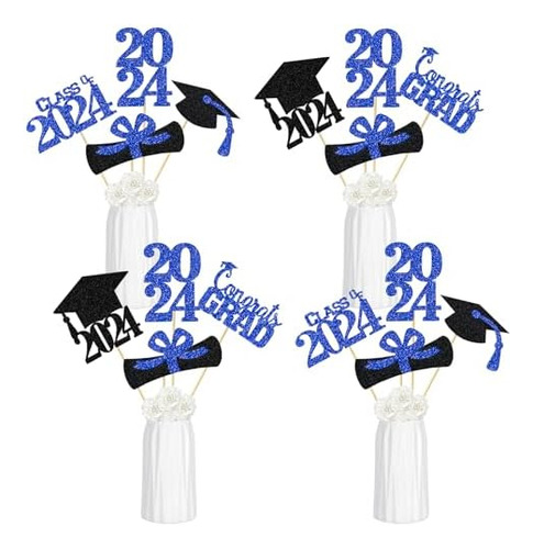 Centros De Mesa De Fiesta De Graduación Azules Para Mesas 20