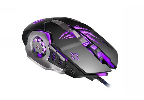 Mouse Gamer Retroiluminado Mymobile 6 Botones Usb Gaming