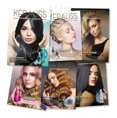 Imagen 2 de 3 de Keralis Kit 4.4 Alisado Sin Formol 10 Productos Profesional