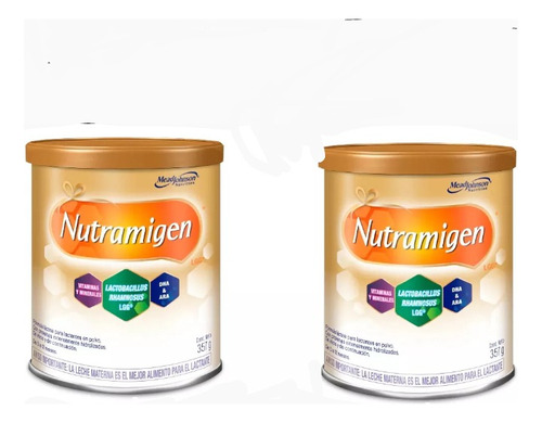 2 Latas Leche En Polvo Nutramigen Lgg 357 G Mead Johnson