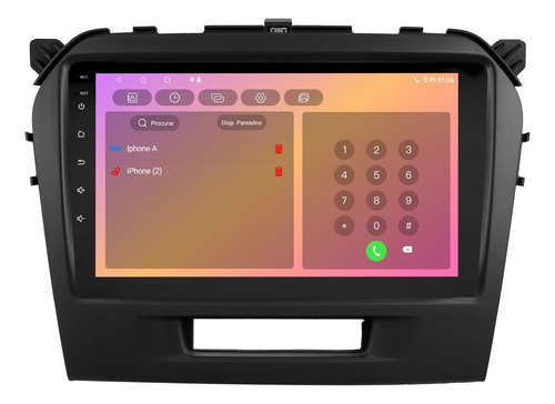Multimidia Suzuki Vitara 16/19 Android 14 64gb Carplay 9p
