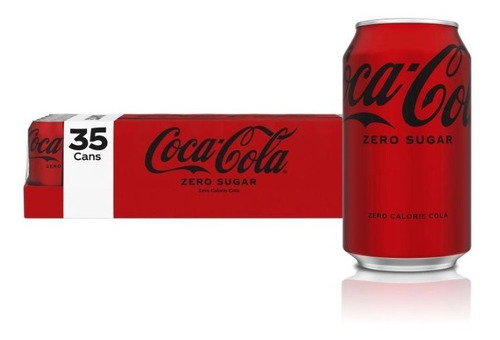 Coca Cola Zero Azucar Importado 35 Latas 355 Ml