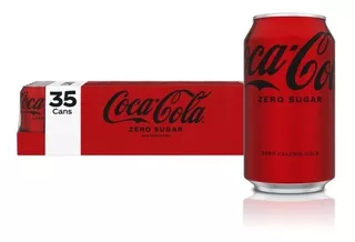 Coca Cola Zero Azucar Importado 35 Latas 355 Ml