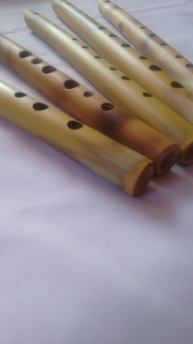 Imagen 4 de 5 de Flauta Pinkuyo Bambú Taichibamboo
