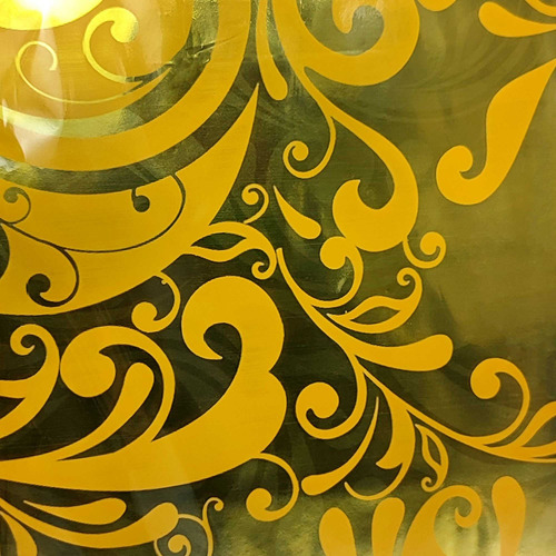 100 Unidades - Saco De Presente 20x29cm Ornamental Ouro