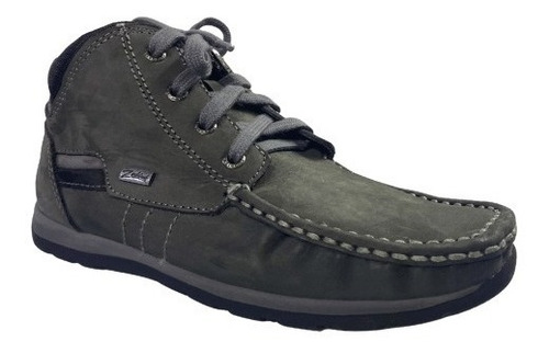 Bota Zodiak Nobuck Gris Asfalto Para Hombre 9543