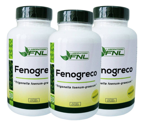 Fenogreco 3 Meses 180 Cap. Aumenta Busto - Diabetes - Libido