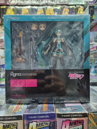 Hatsune Miku 2.0 ( Figma 200 ) - Character Vocal Series 01 - (Usado)