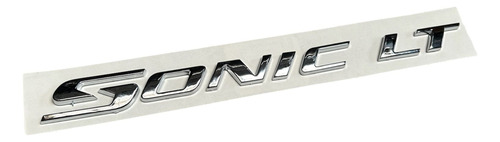 Emblema Letras De Baul Sonic Lt Chevrolet Sonic