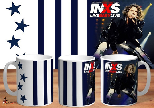 Taza Inxs Live Baby Live Iconic Jeans Michael Huchence Hd Ar