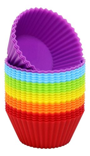 Pharamat Tazas De Silicona Para Hornear Cupcakes De 2.75 Pul