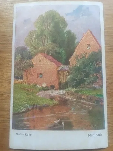 Alemania 10 Postales Pintura Walter Popp Pintor Alemán Arte