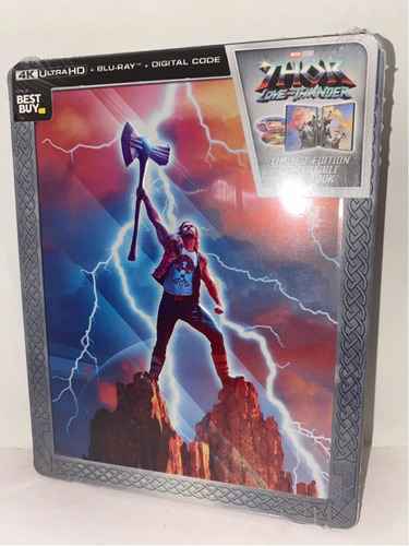 Thor Love & Thunder -4k + Blu-ray-steelbook-importada