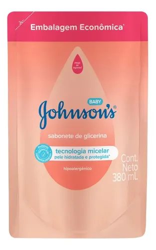 Sabonete Líquido de Glicerina Da Cabeça aos Pés Johnson's Baby