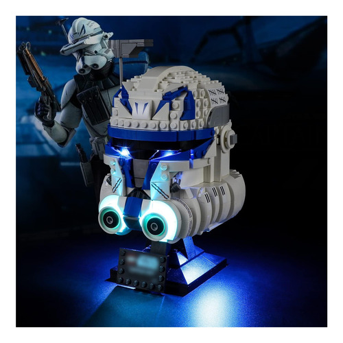 Vaodest Led Light Para Lego Captain Rex Casco Conjunto De De