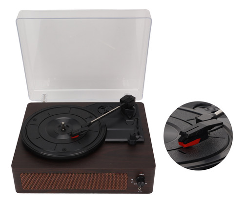 Reproductor De Discos De Vinilo Bt Giradiscos Accionado Por
