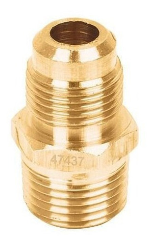 Niple Terminal 1/4' Flare - 1/2' Npt Para Gas