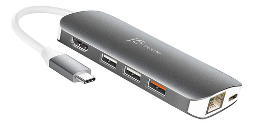 J5create - Adaptador De Concentrador Usb C Multimonitor 9 E