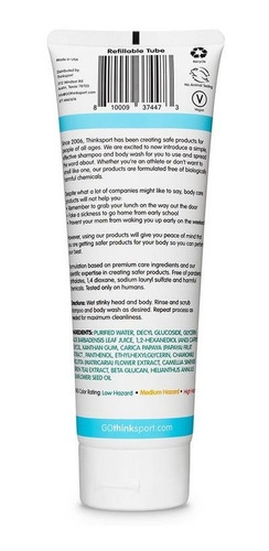Imagen 2 de 2 de Shampoo Cabello/cuerpo Think Thinksport, Para Niños
