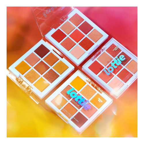 Paleta de sombras de olhos Honey Bee Lottie London de 9 tons, cor de sombra amarela