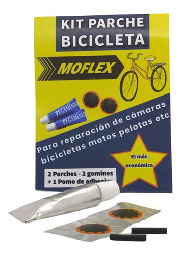 Kit Parche Y Adhesivo Bicicleta Motos Pelotas