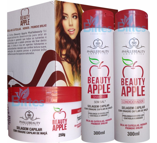 Kit Apple Beauty Phállebeauty Com Vinagre Capilar De Maçã