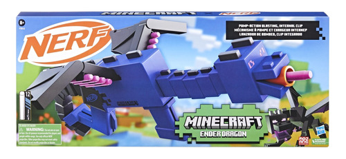 Juguete Ender Dragon Blaster. Nerf. Minecraft Mob P/ Niños