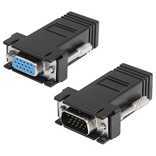 Adaptador Extensor Vga Sobre Ethernet Gelrhonr, Vga A Rj45 S