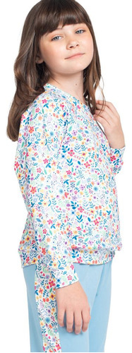 Pijama Nena Invierno Manga Larga Frisado Sweet Mariene 2068a