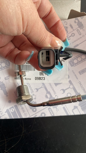 Imagen 3 de 6 de Sensor Temperatura Escape Delantero New Actyon Y Korando