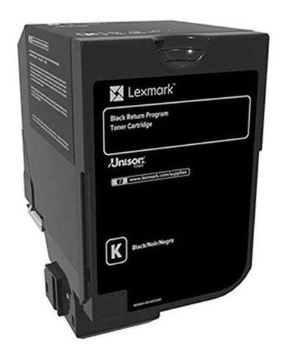 Lexmark Negro Programa De Devolución De Cartuchos De Tóner P