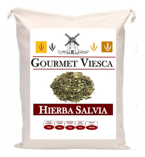 1 Kg Hierba De Salvia Tes Y Tisanas
