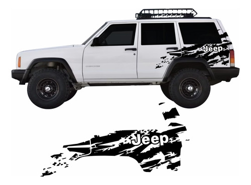 Calcomanias Cherokee Xj 1984-2001 (jeep Mud)