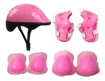 Comprar Kit Proteção Capacete Joelheira Cotoveleira Rosa Dmtoys 5487
