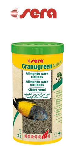 Sera Ração Para Peixes Granugreen Nature Granulado 55g