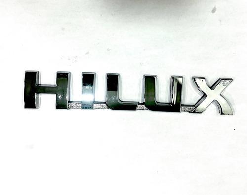 Emblema Hilux Toyota Cromado Lateral / Trasero